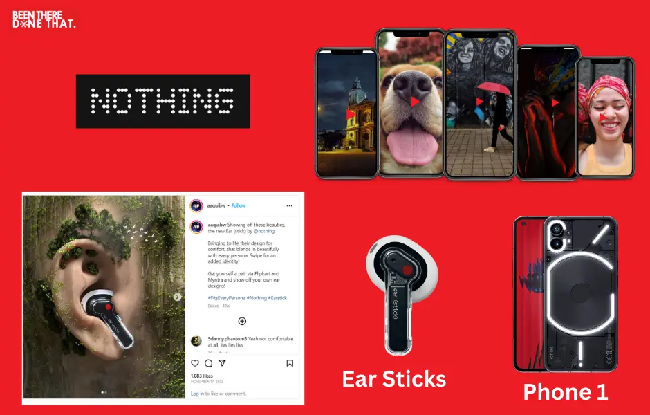 Nothing Phone 1 and Ear Stick case study